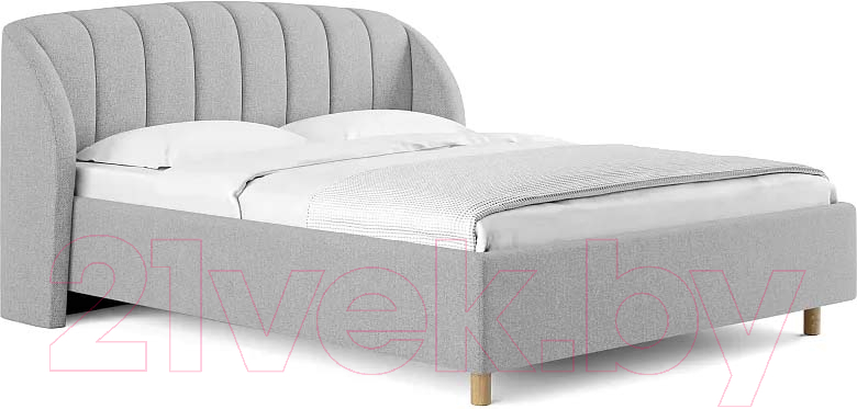 Каркас кровати Сонум Valencia 200x200 (рогожка пепельный) - фото