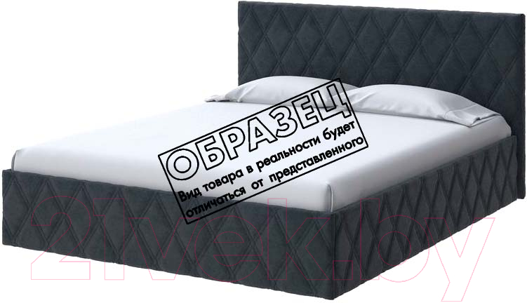 Каркас кровати Proson Fresco Teddy 021 80x200 (древесный уголь) - фото