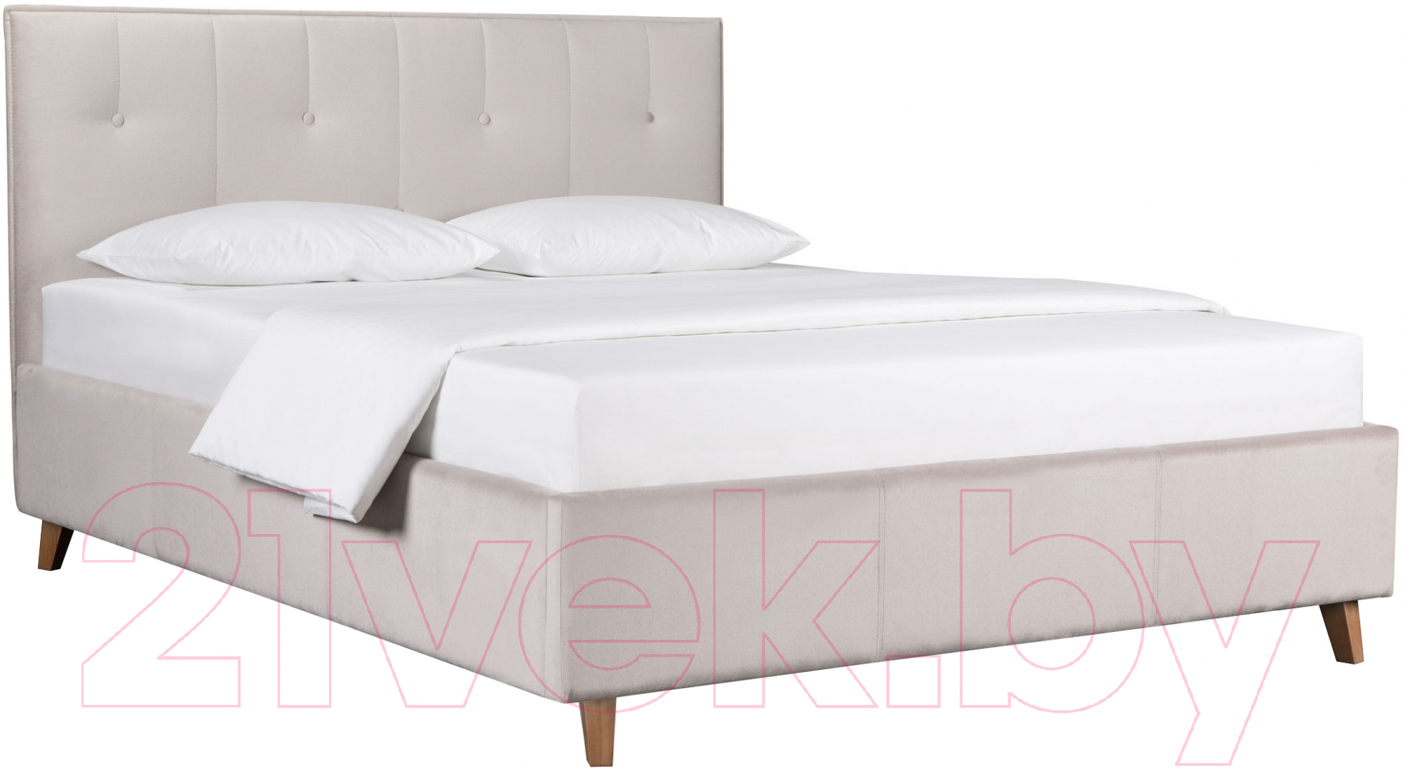 Двуспальная кровать ДеньНочь Грация Люкс KR00-27 160x200 (KeKR27.3L/PR02) - фото