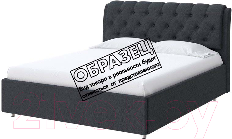 Каркас кровати Proson Chester Casa 80x200 (графитовый) - фото