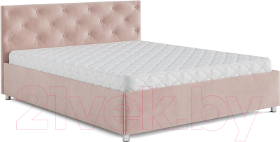 Двуспальная кровать Mebel-Ars Классик 160 (кордрой бежевый)