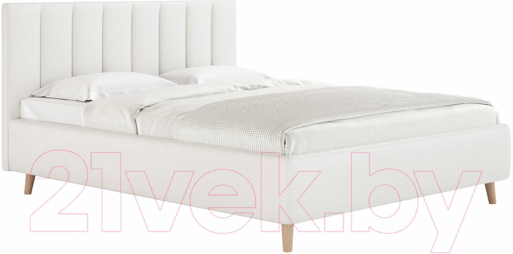 Каркас кровати Сонум Alma 180x200 (экокожа белый) - фото