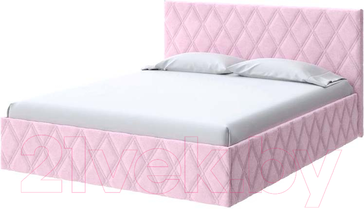 Каркас кровати Proson Fresco Casa 200x200 (жемчужно-розовый) - фото