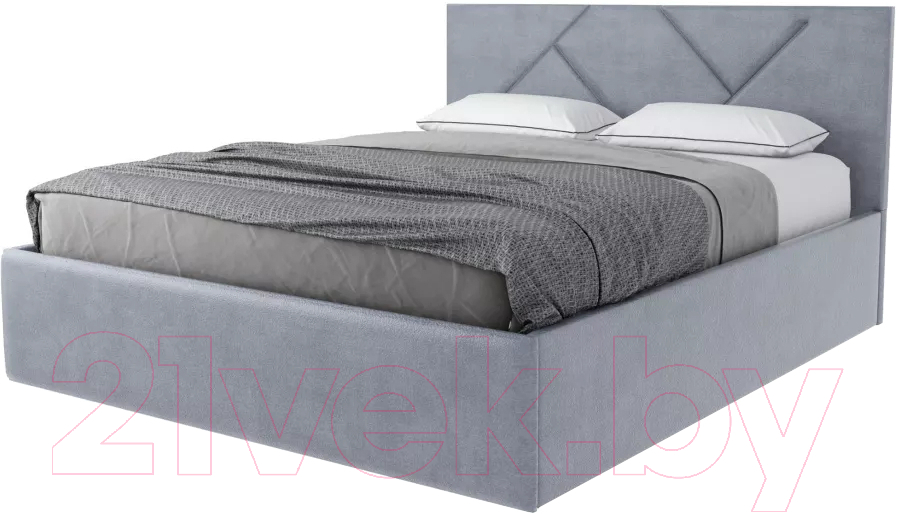 Каркас кровати Stolline Лима 08 с ПМ/Н 180x200 (велюр Velutto 12) - фото