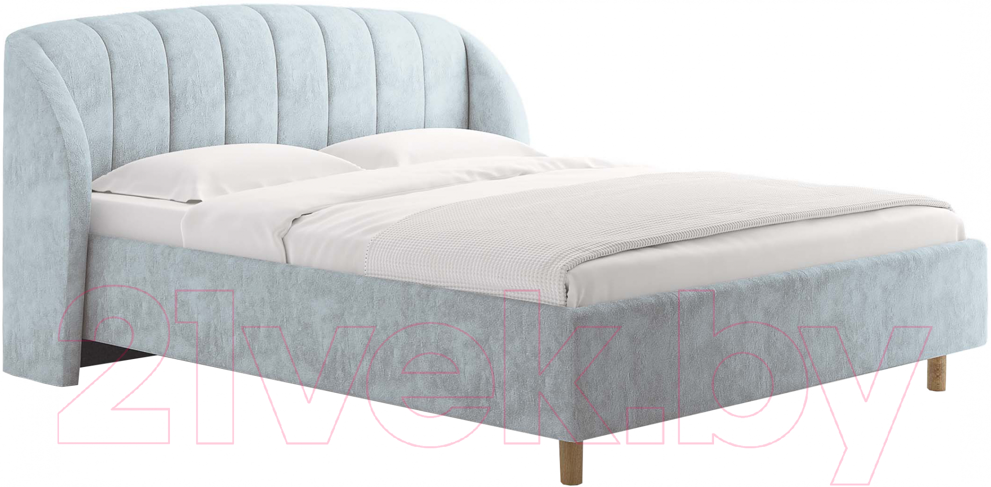 Каркас кровати Сонум Valencia 180x200 (бентли светло-серый) - фото