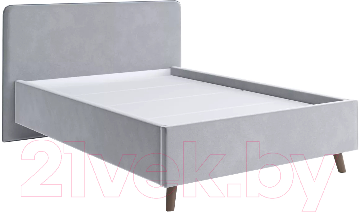 Каркас кровати Stolline Ванесса 13 140x200 (светло-серый) - фото
