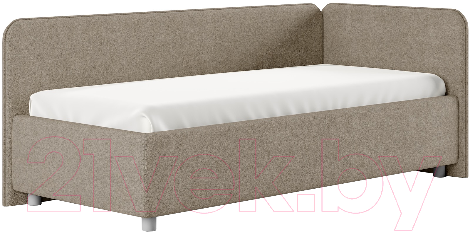 Каркас кровати Сонум Capri R 90x200 (монтего магнолия) - фото