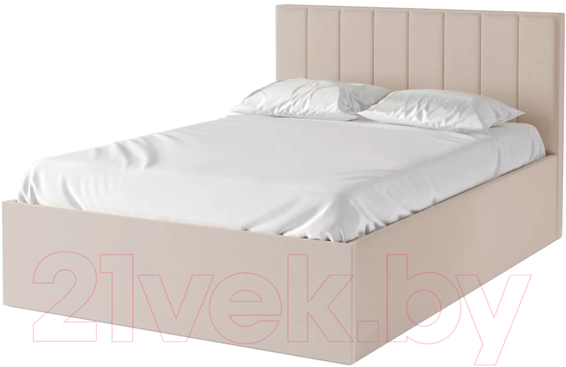Каркас кровати Stolline Аврора 160x200 (кремовый) - фото