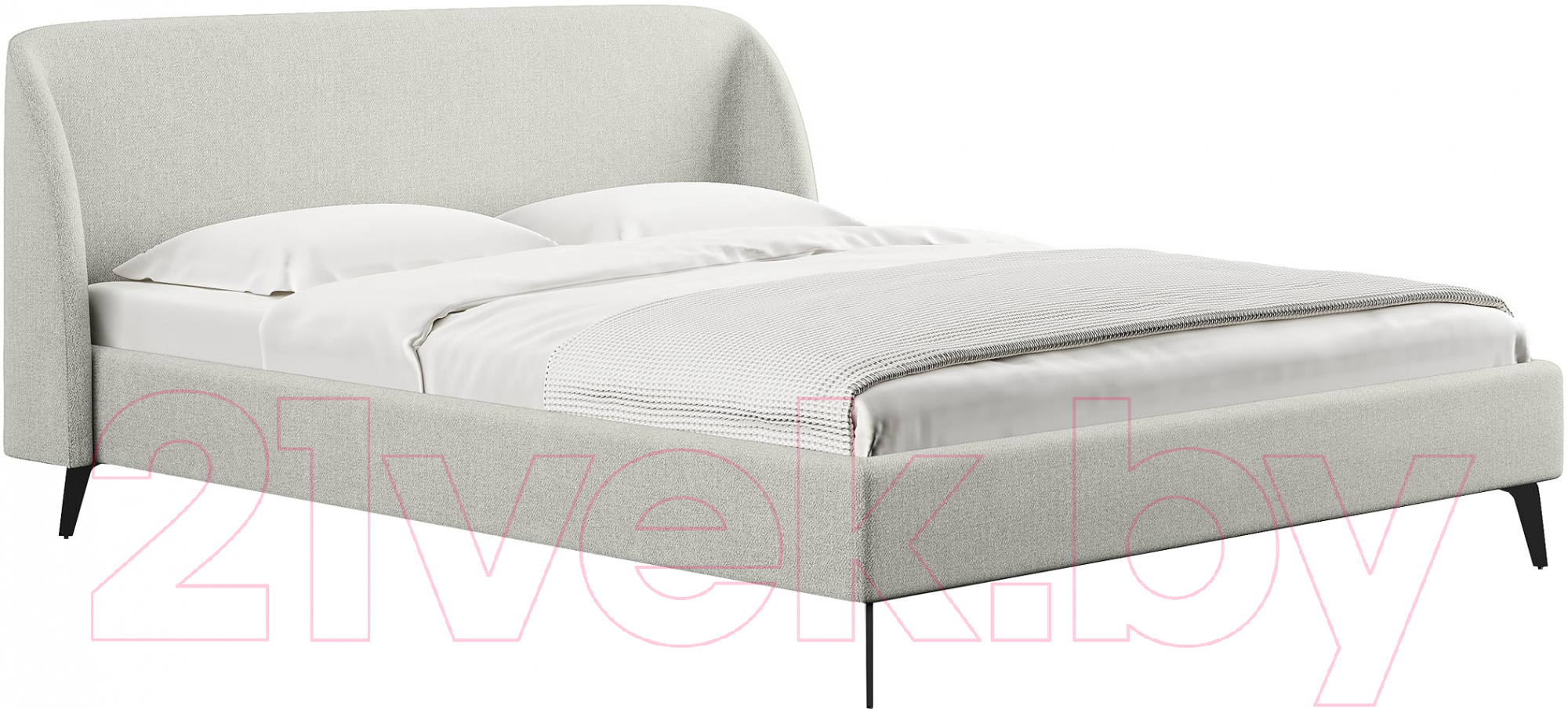 Каркас кровати Сонум Rosa 160x200 (рогожка льняной) - фото