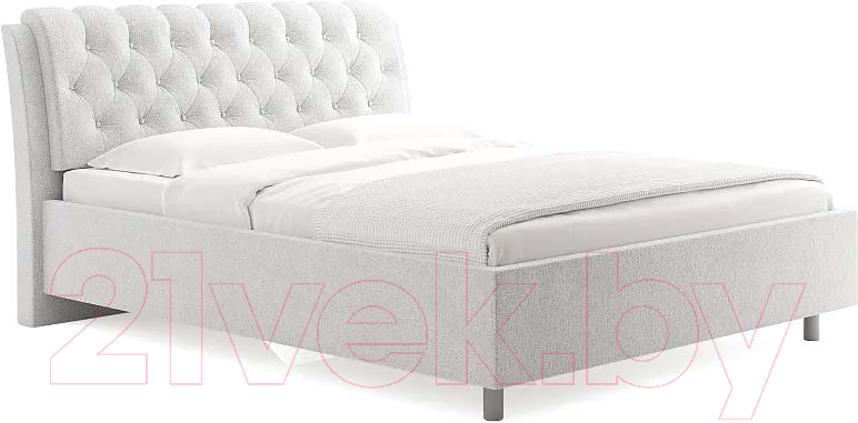 Каркас кровати Сонум Olivia 200x200 (рогожка льняной) - фото