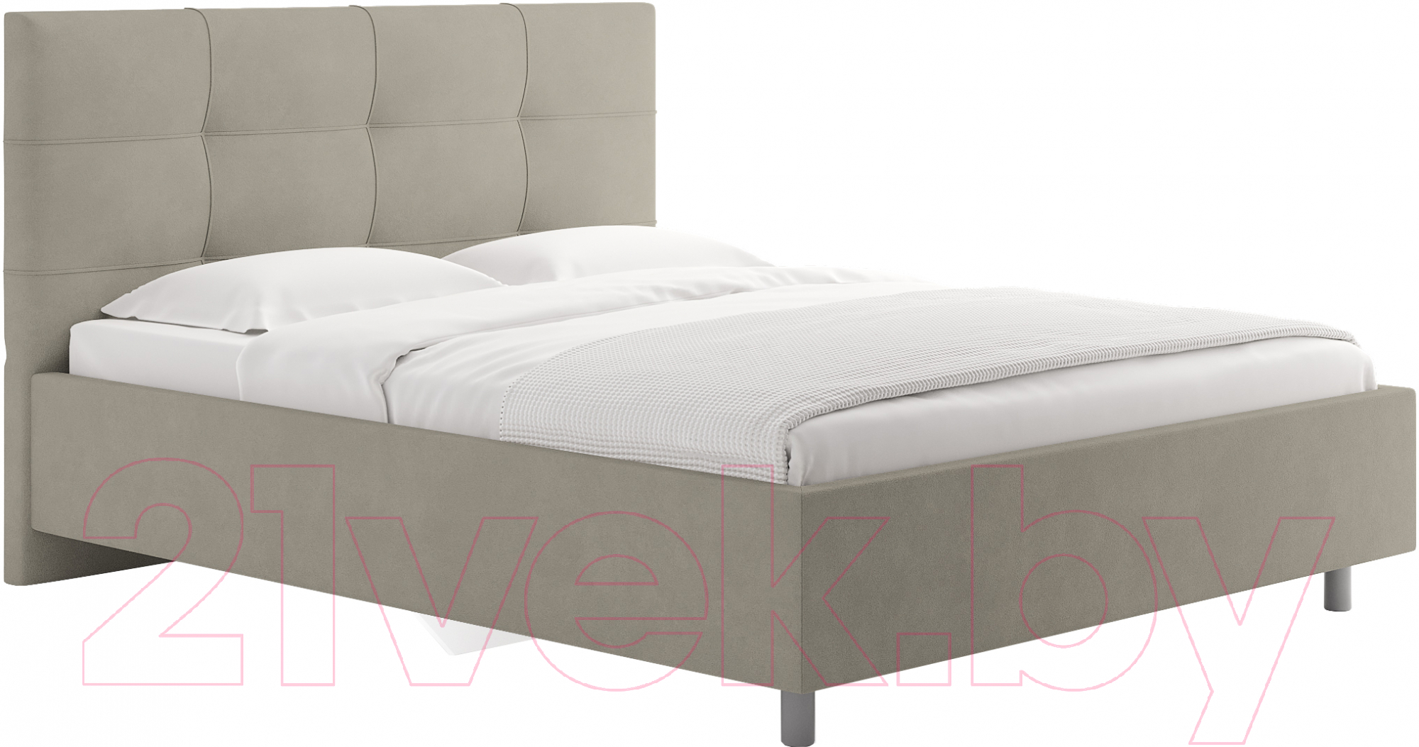 Каркас кровати Сонум Caprice 180x200 (замша бежевый) - фото