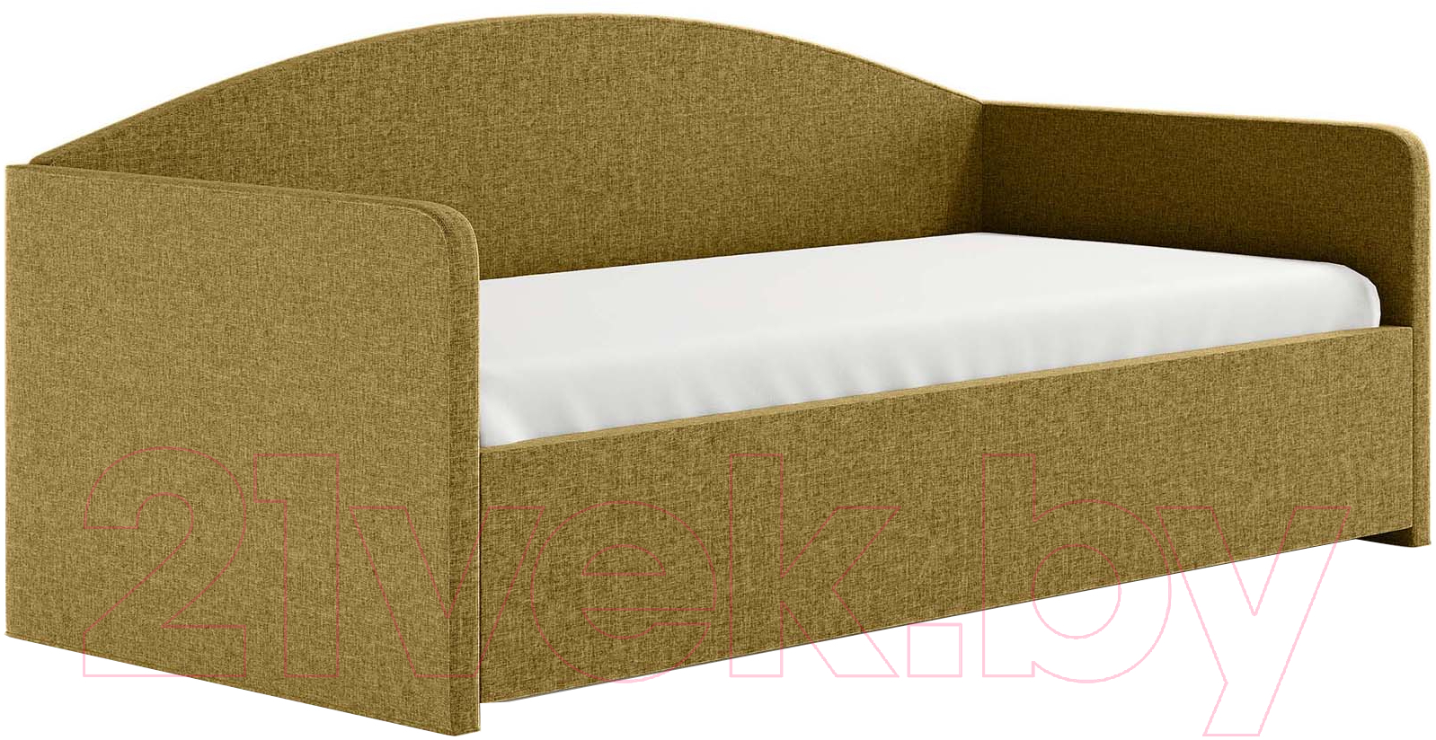 Каркас кровати Сонум Uno 90x200 (кашемир горчичный) - фото