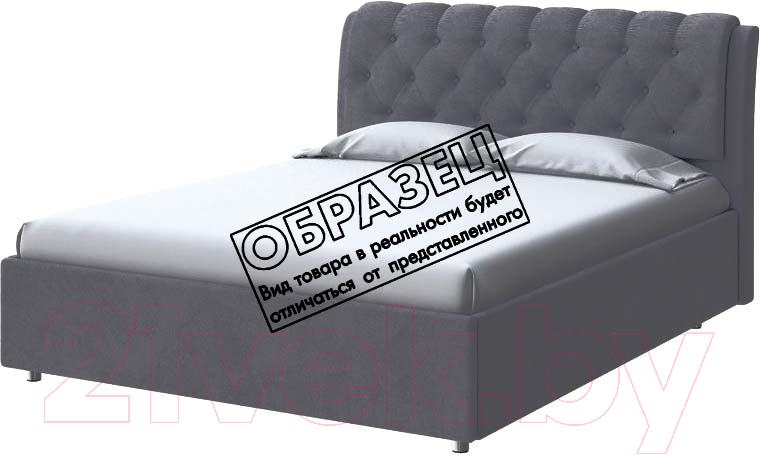 Каркас кровати Proson Chester Ultra 140x200 (мокрый асфальт) - фото