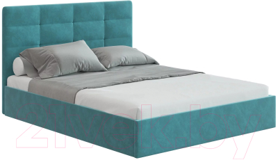 Каркас кровати НК Мебель Соната 90x200 / 72306381 (велюр бирюзовый) - фото