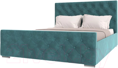 Каркас кровати НК Мебель Интеро 180x200 / 72306784 (велюр бирюзовый) - фото