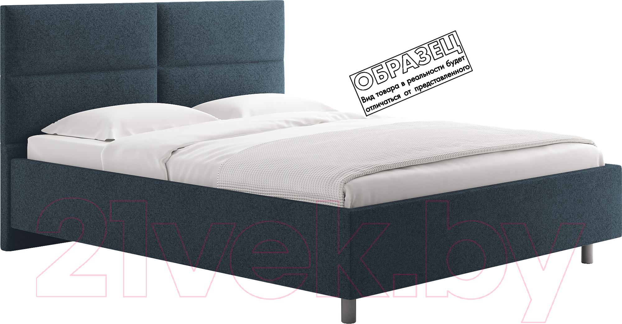 Каркас кровати Сонум Omega 90x200 (кашемир синий) - фото