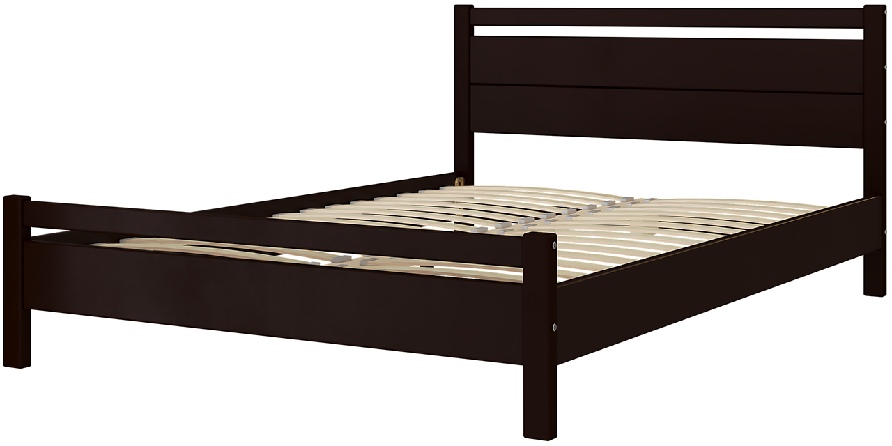 Каркас кровати Bravo Мебель Вероника 1 160x200 (орех темный) - фото
