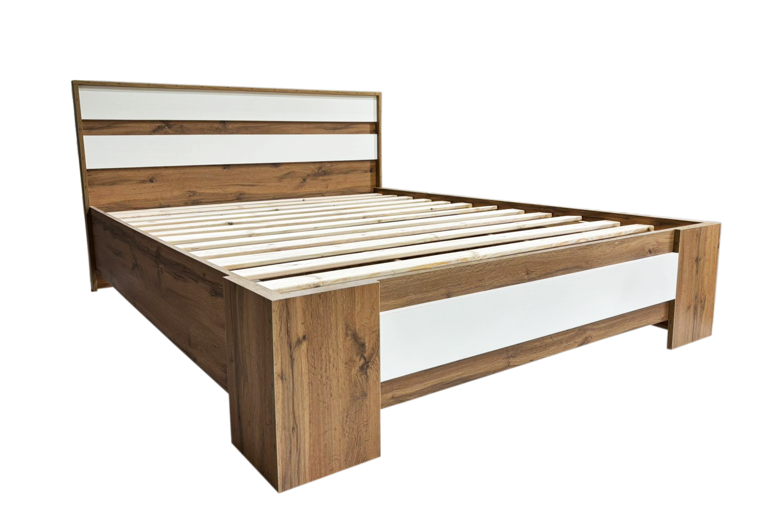 Полуторная кровать EcoWood Ивдель 140x200 / ECO.001.00069.140-200.376WML/101SE - фото