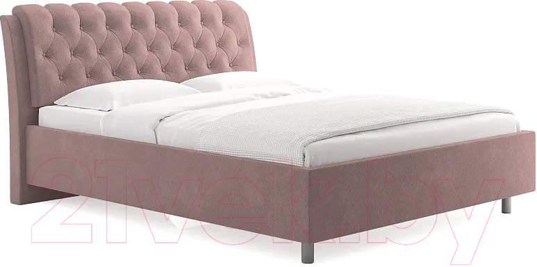 Каркас кровати Сонум Olivia 200x200 (эвита латте) - фото