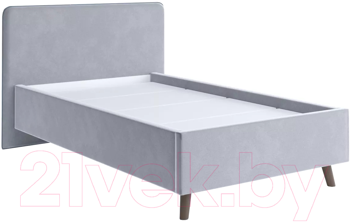 Каркас кровати Stolline Ванесса 08 120x200 (светло-серый) - фото