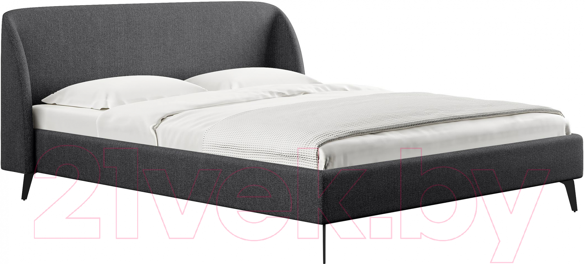 Каркас кровати Сонум Rosa 90x200 (рогожка графит) - фото