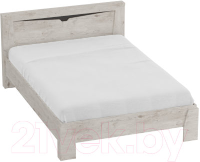 Каркас кровати Мебельград Соренто 180x200 (дуб бонифаций/кофе структурный матовый) - фото