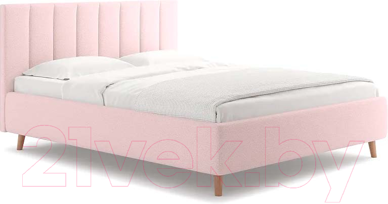 Каркас кровати Сонум Alma 200x200 (тедди розовый) - фото