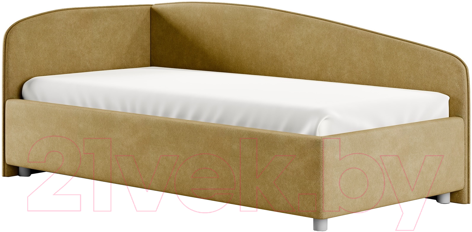 Каркас кровати Сонум Paola L 90x200 (эвита горчичный) - фото