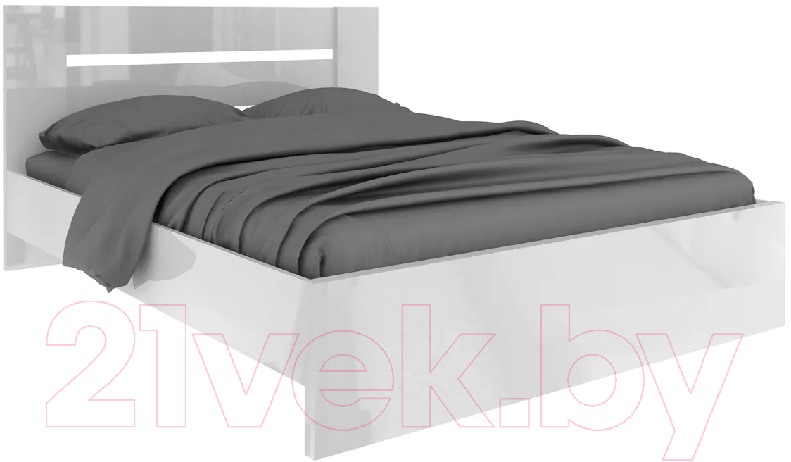 Каркас кровати Stolline Норден / 413.10 (белый) - фото