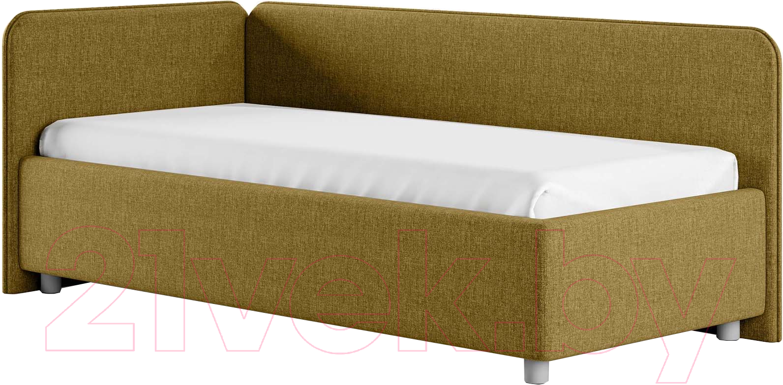 Каркас кровати Сонум Capri L 90x200 (кашемир горчичный) - фото