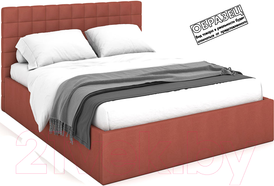 Каркас кровати Rivalli Ребекка 140x200 (Newtone peach К) - фото