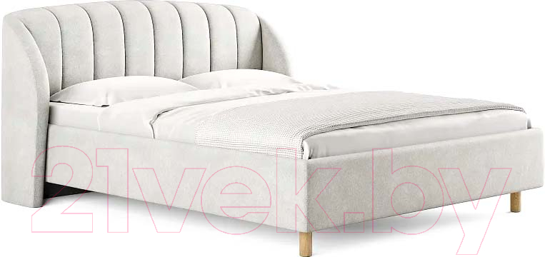 Каркас кровати Сонум Valencia 200x200 (эвита кремовый) - фото