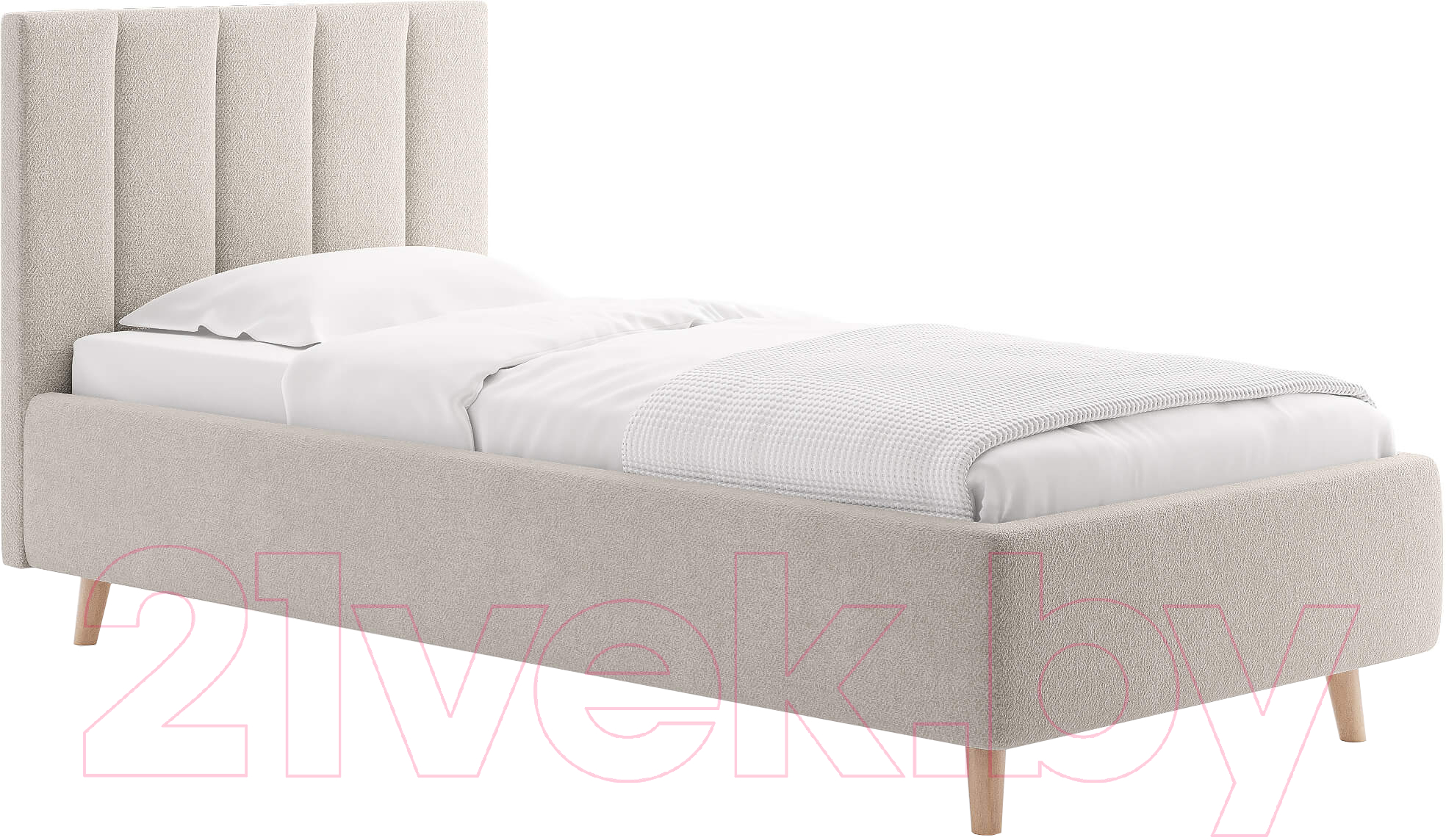 Каркас кровати Сонум Alma 90x200 (рогожка песочный) - фото