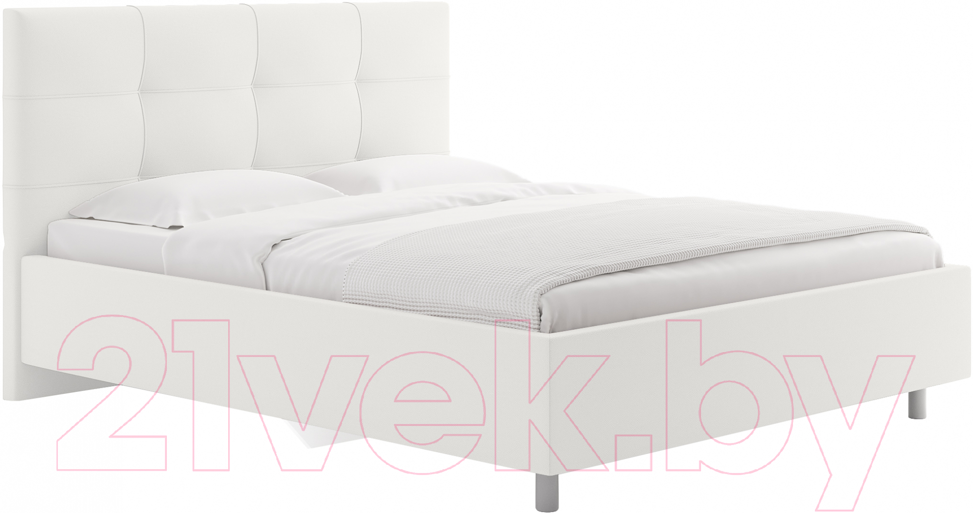 Каркас кровати Сонум Caprice 160x200 (экокожа белый) - фото