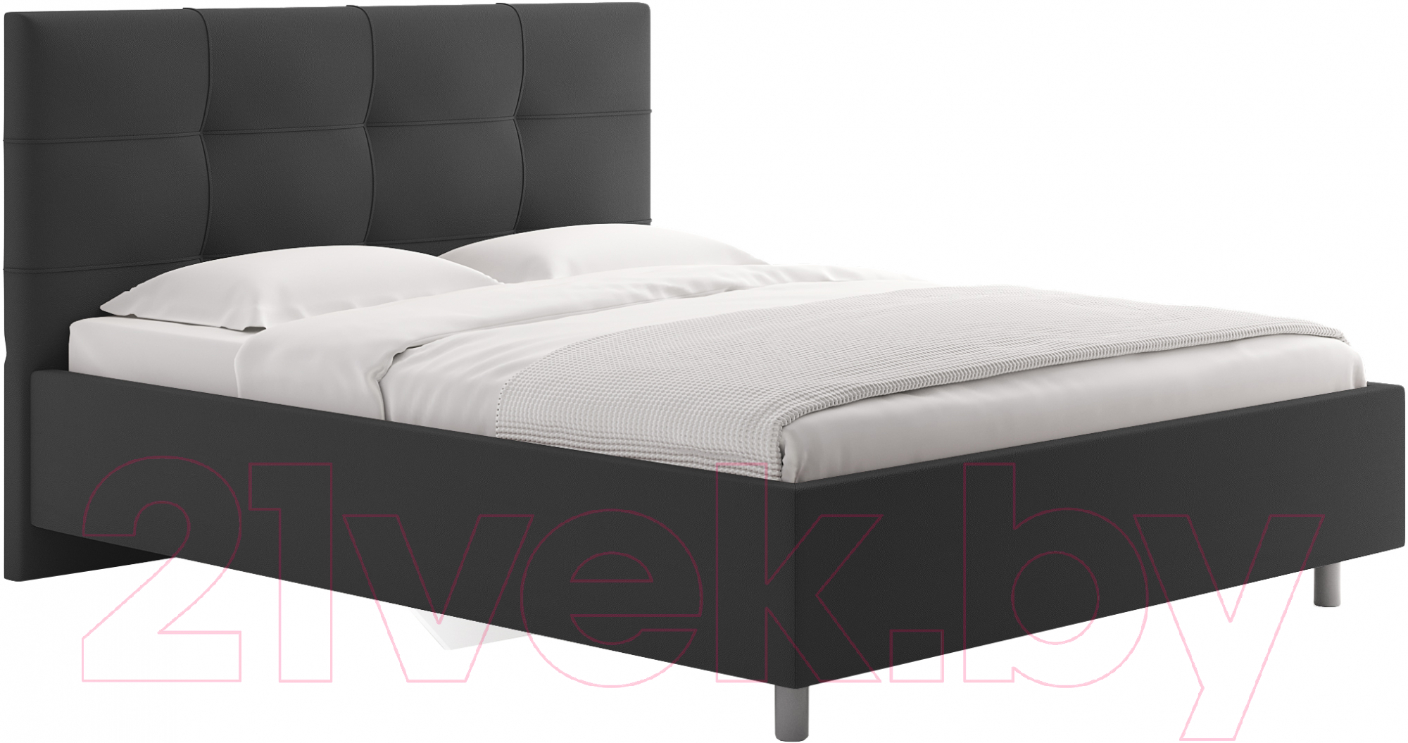 Каркас кровати Сонум Caprice 160x200 (экокожа графит) - фото