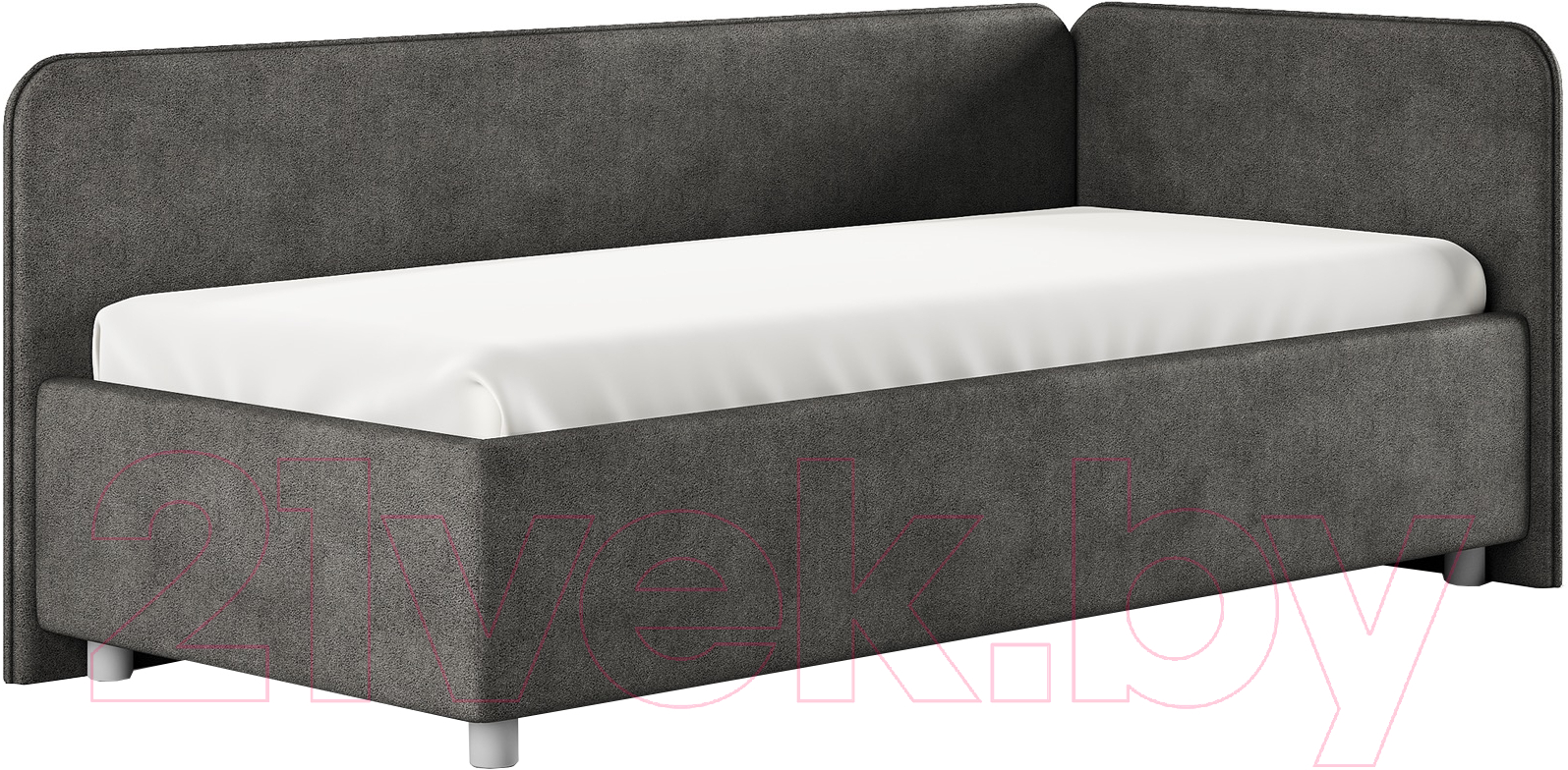 Каркас кровати Сонум Capri R 90x200 (фултон графит) - фото