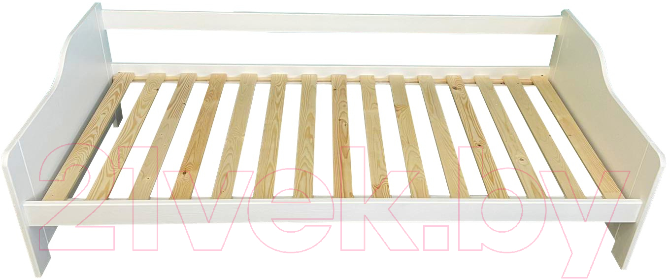 Кровать-тахта EcoWood Бонни 80x200 / ECO.001.00003.80-200.W - фото