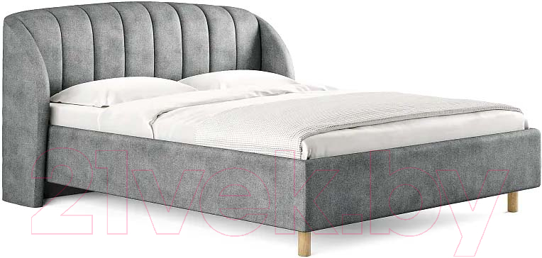 Каркас кровати Сонум Valencia 200x200 (фултон серый) - фото