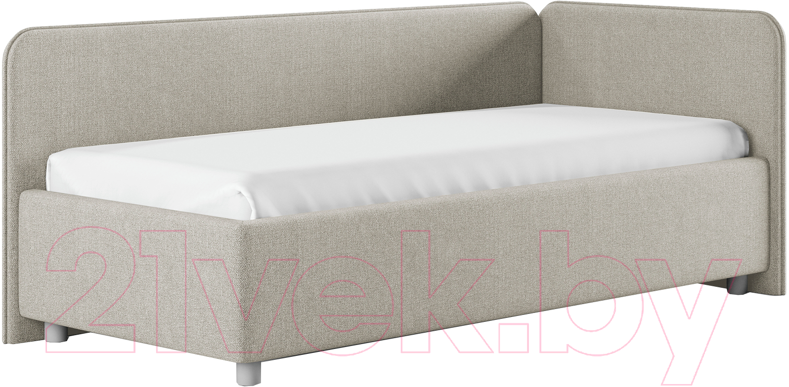 Каркас кровати Сонум Capri R 90x200 (рогожка песочный) - фото