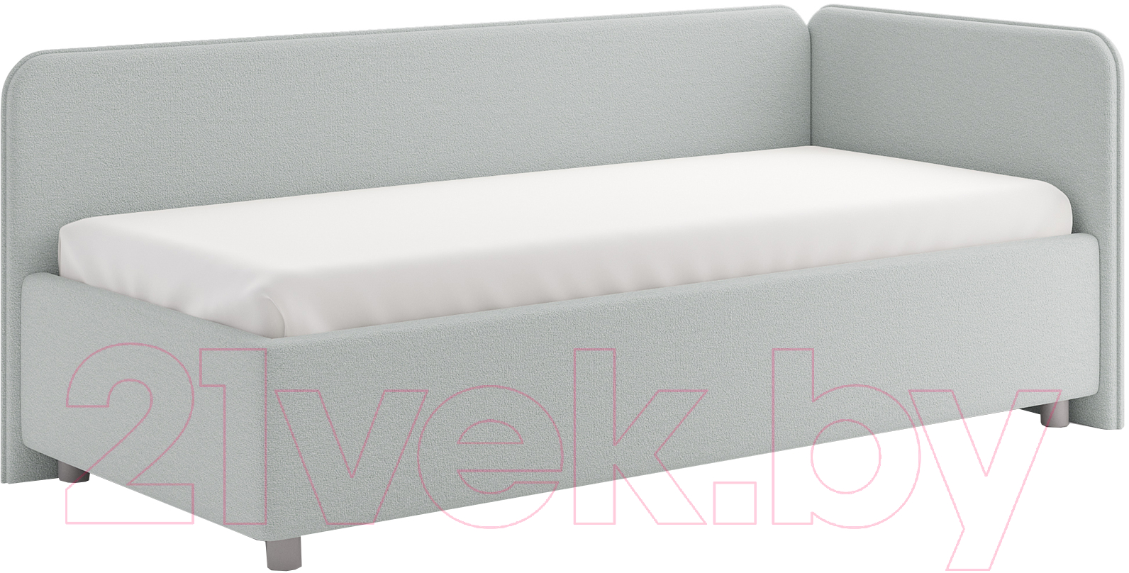 Каркас кровати Сонум Capri R 90x200 (тедди пепельный) - фото