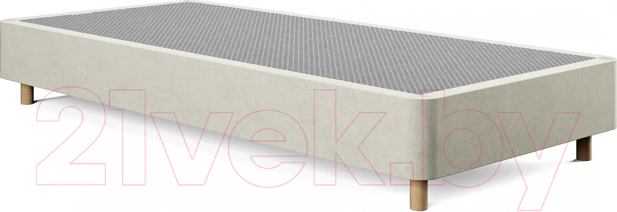 Каркас кровати Сонум Tatami 90x200 (микровелюр светло-серый) - фото