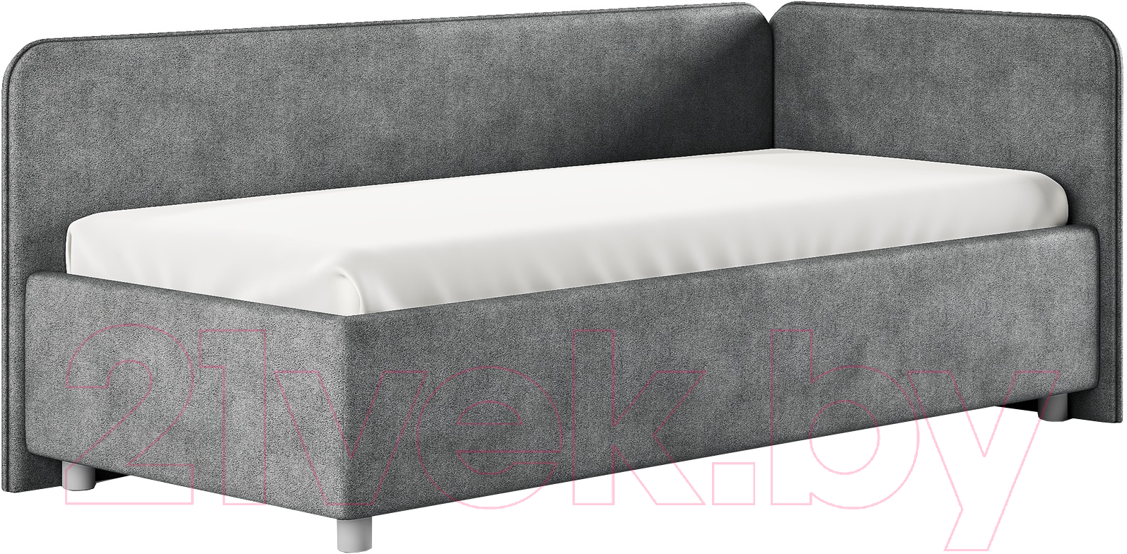 Каркас кровати Сонум Capri R 90x200 (фултон серый) - фото