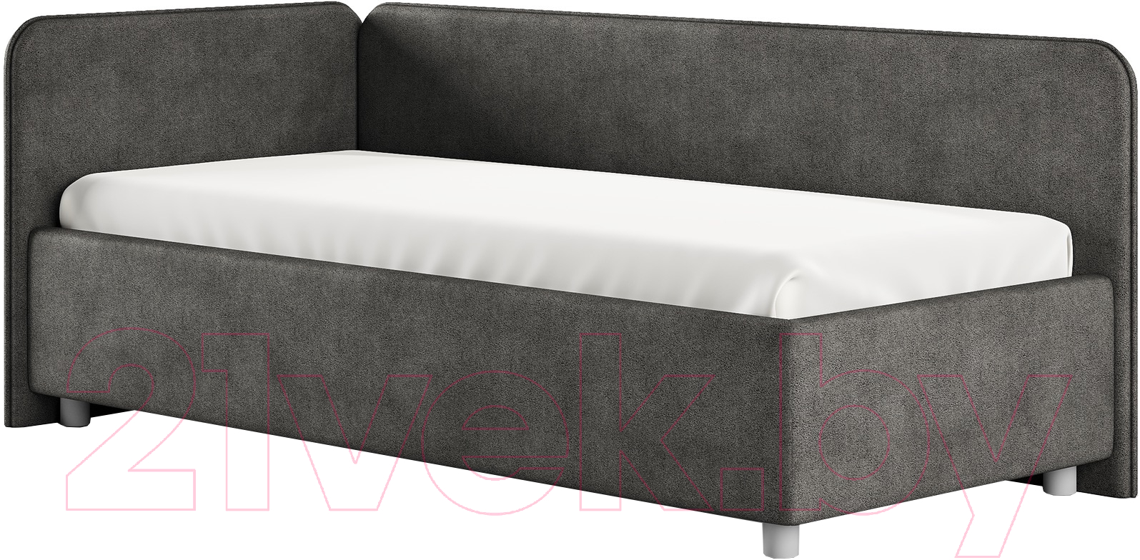 Каркас кровати Сонум Capri L 90x200 (фултон графит) - фото