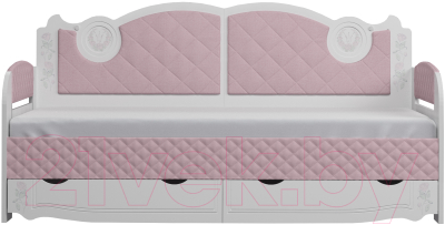 Кровать-тахта Аквилон Розалия №900.4 (лиственница белая)