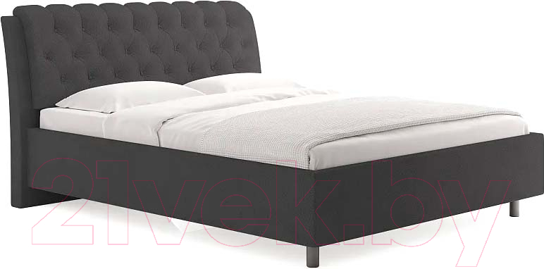 Каркас кровати Сонум Olivia 200x200 (монтего графит) - фото
