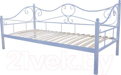 Кровать-тахта Князев Мебель Валенсия ВАЯ.90.200.С (серый муар) - фото