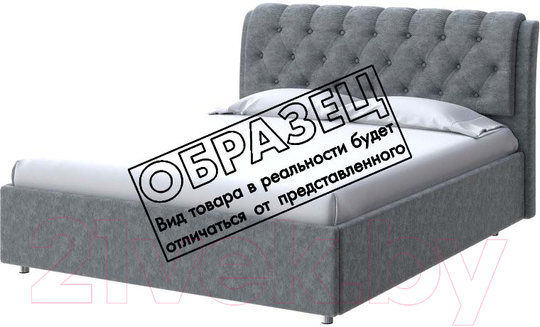 Каркас кровати Proson Chester Gratta 4 80x200 (серый космос) - фото