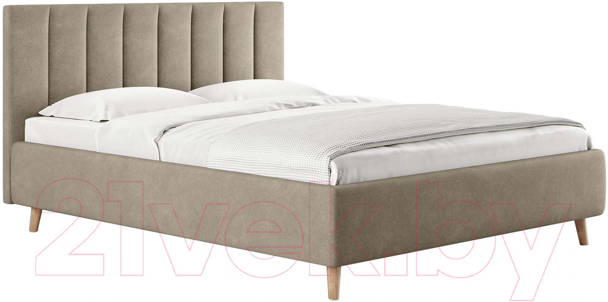 Каркас кровати Сонум Alma 200x200 (эвита какао) - фото