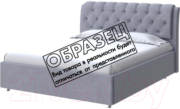 Каркас кровати Proson Chester Monopoly 80x200 (британский серый 996) - фото
