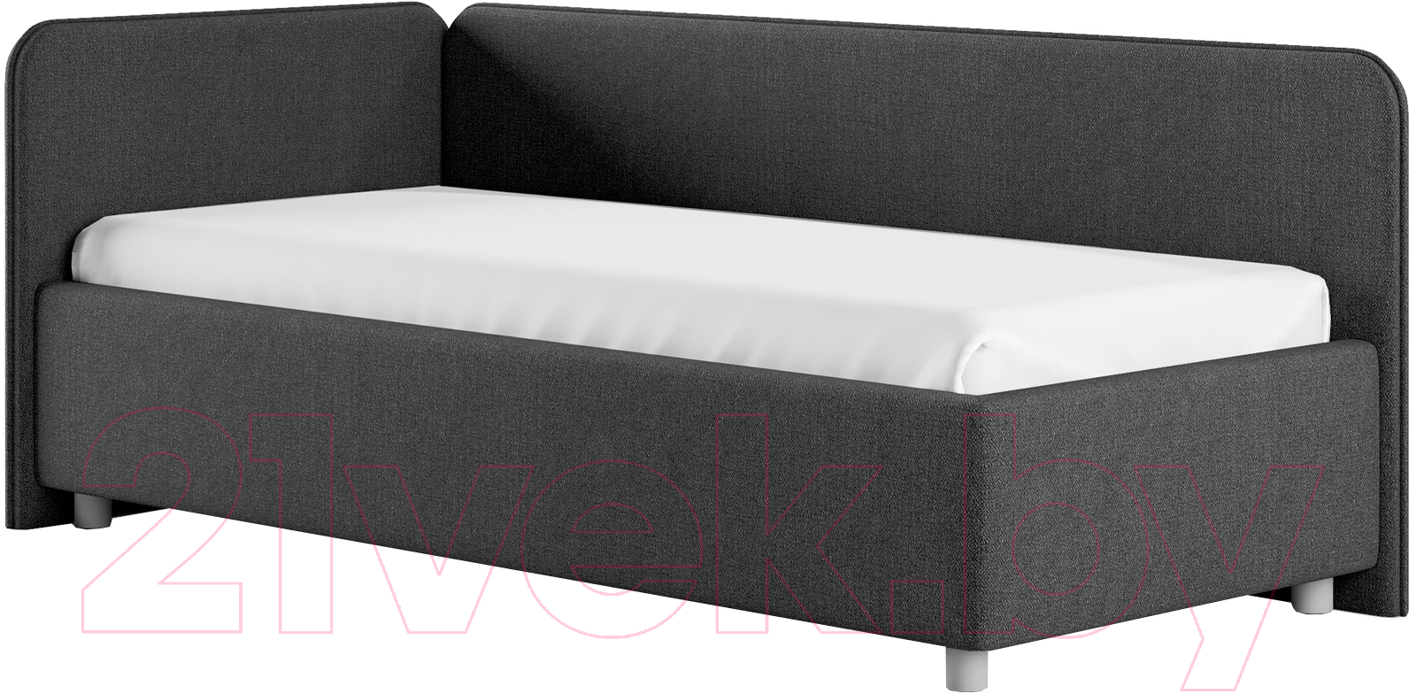 Каркас кровати Сонум Capri L 90x200 (рогожка графит) - фото